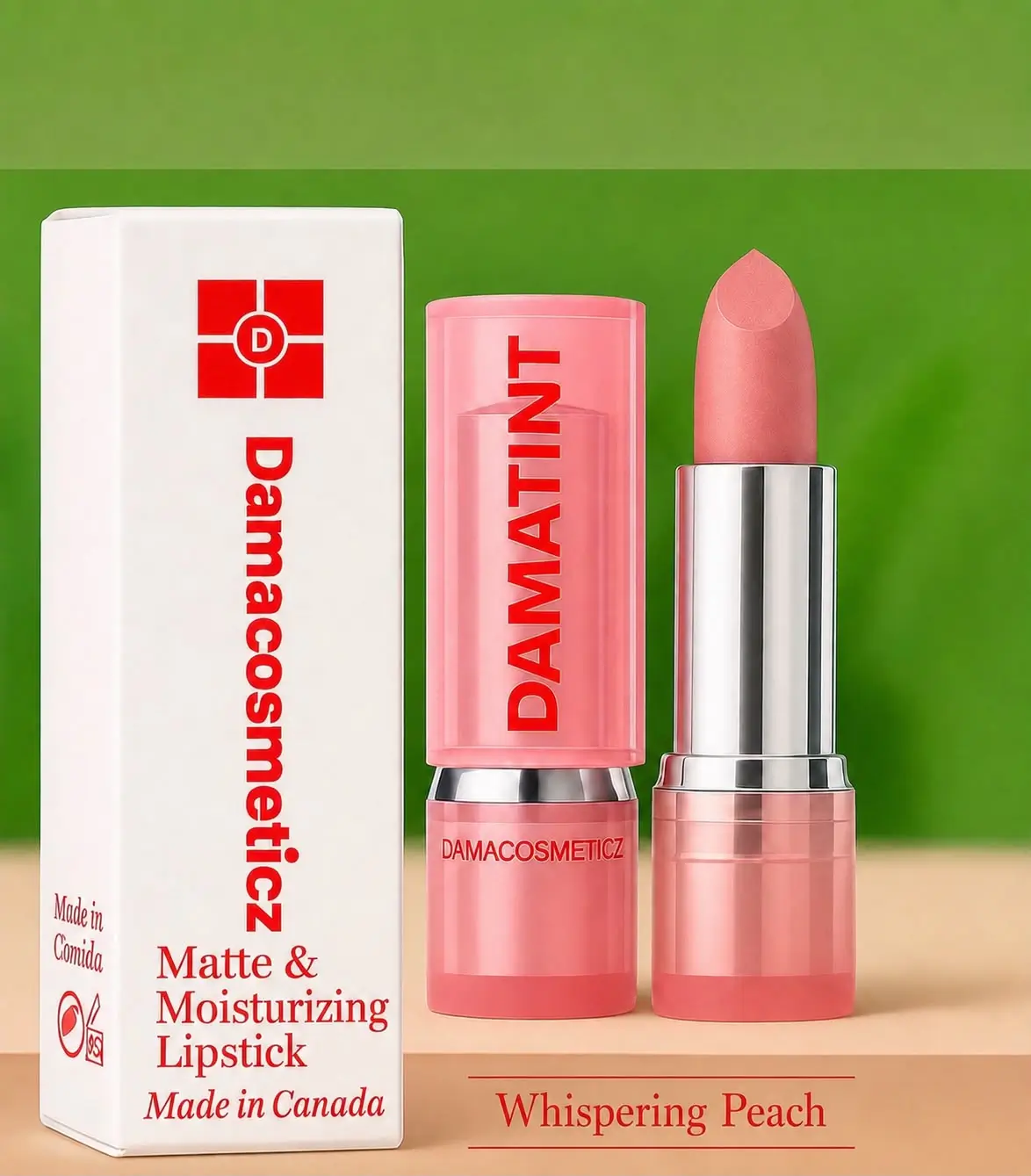 Damatint Lipstick – Whispering Peach - Image 2