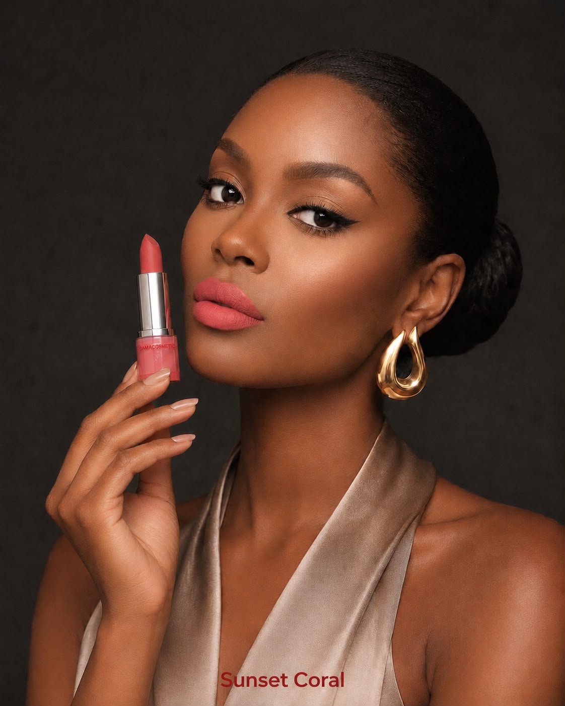 Damatint Lipstick – Sunset Coral